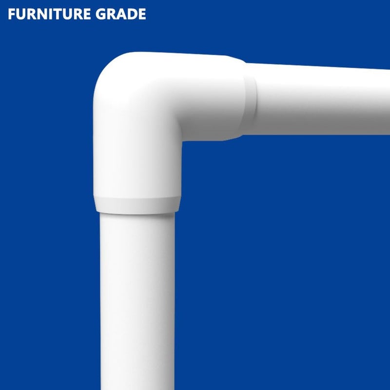 letsFix 90 Degree PVC Fittings 1-1/4 Inch (4-Pack), Furniture-Grade, Heavy-Duty Pipe Connectors for Plumbing, DIY Projects, and Home Furniture Assembly, Compatible with 1-1/4" Schedule 40 PVC Pipes‌ - Image 4